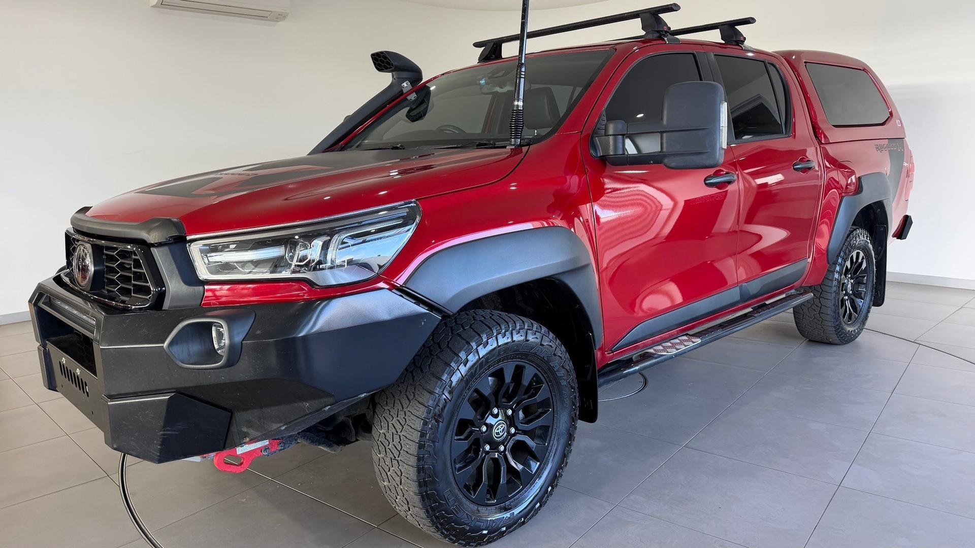 2021 Toyota Hilux Rugged X in Red