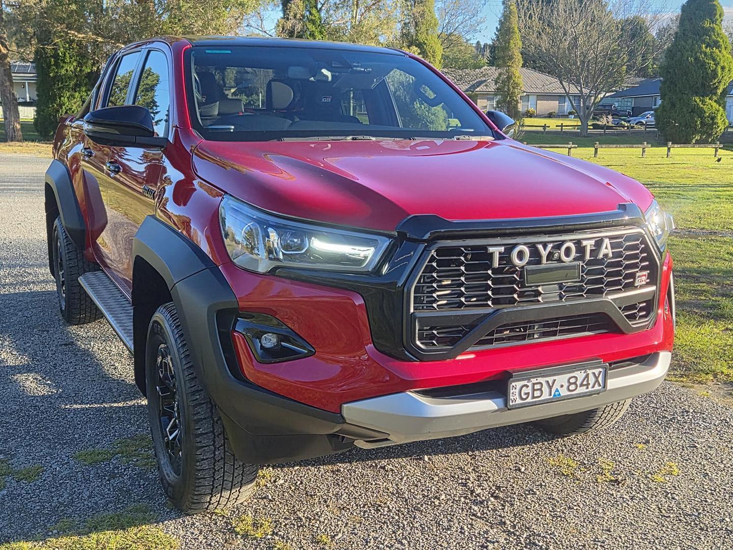 2023 Toyota Hilux GR-S in Two Tone Red