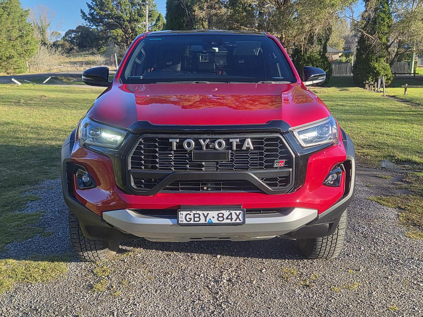 2023 Toyota Hilux GR-S in Two Tone Red