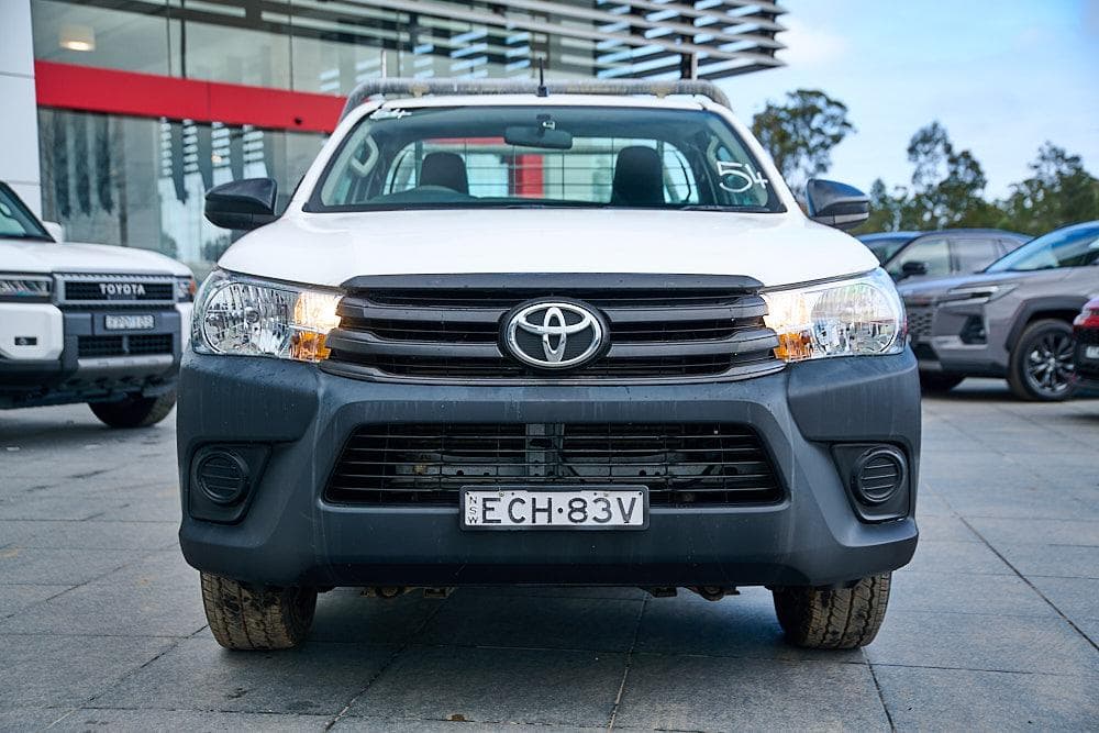2019 Toyota Hilux Workmate in White