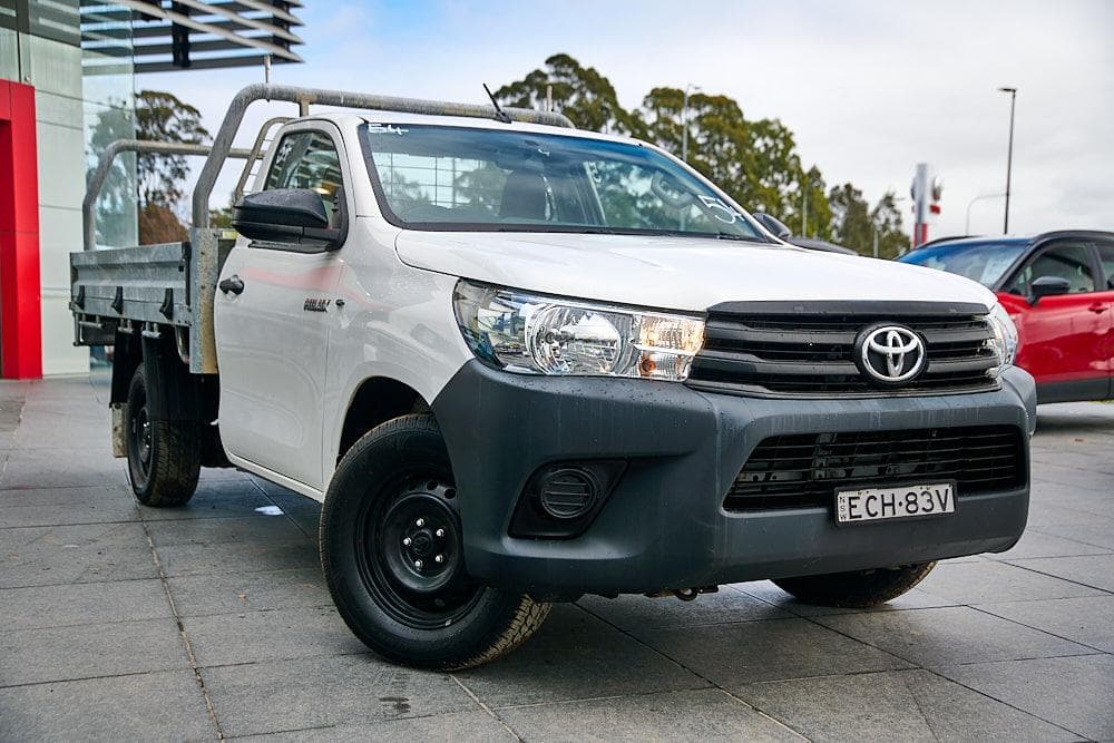 2019 Toyota Hilux Workmate in White