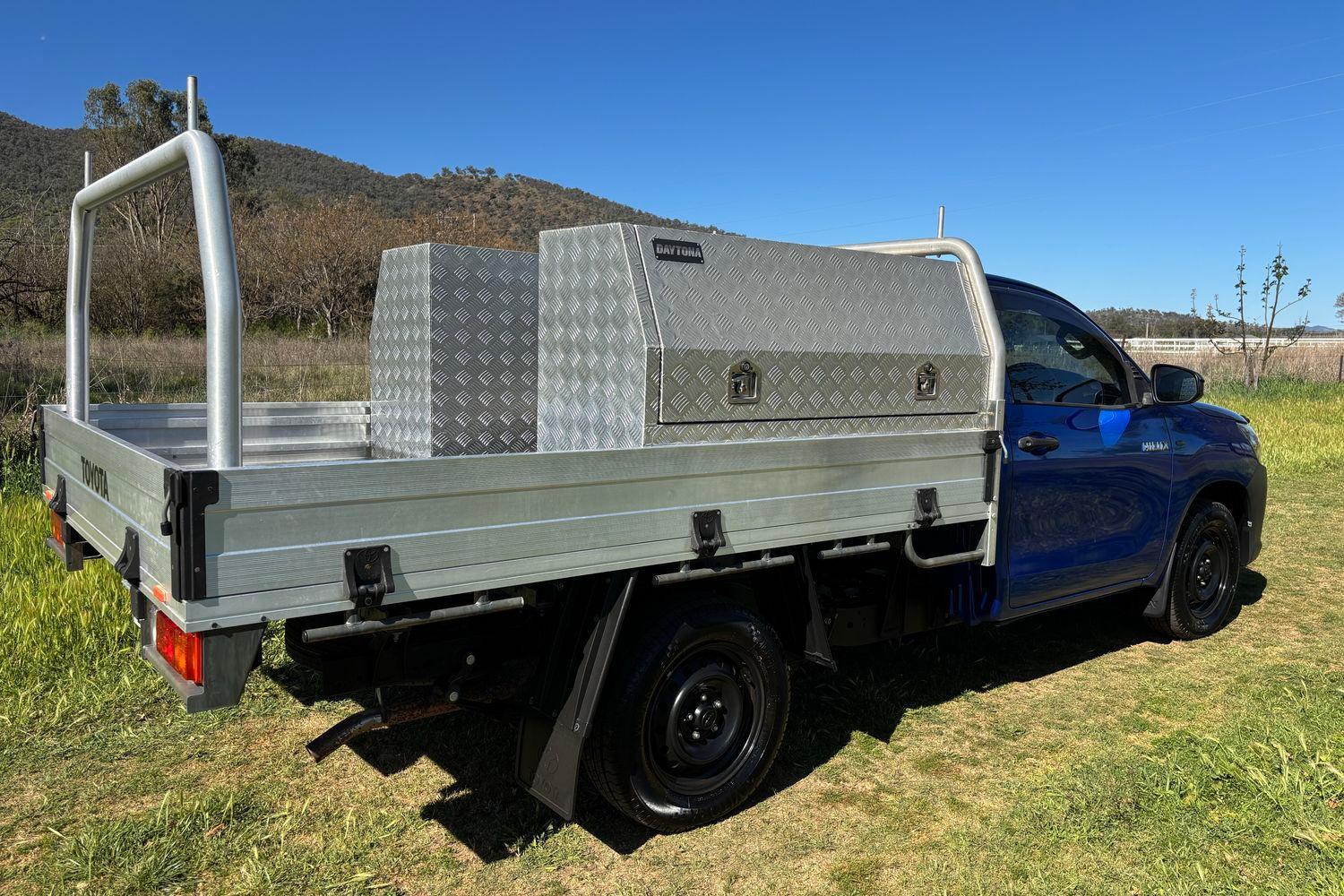 2019 Toyota Hilux Workmate in Blue