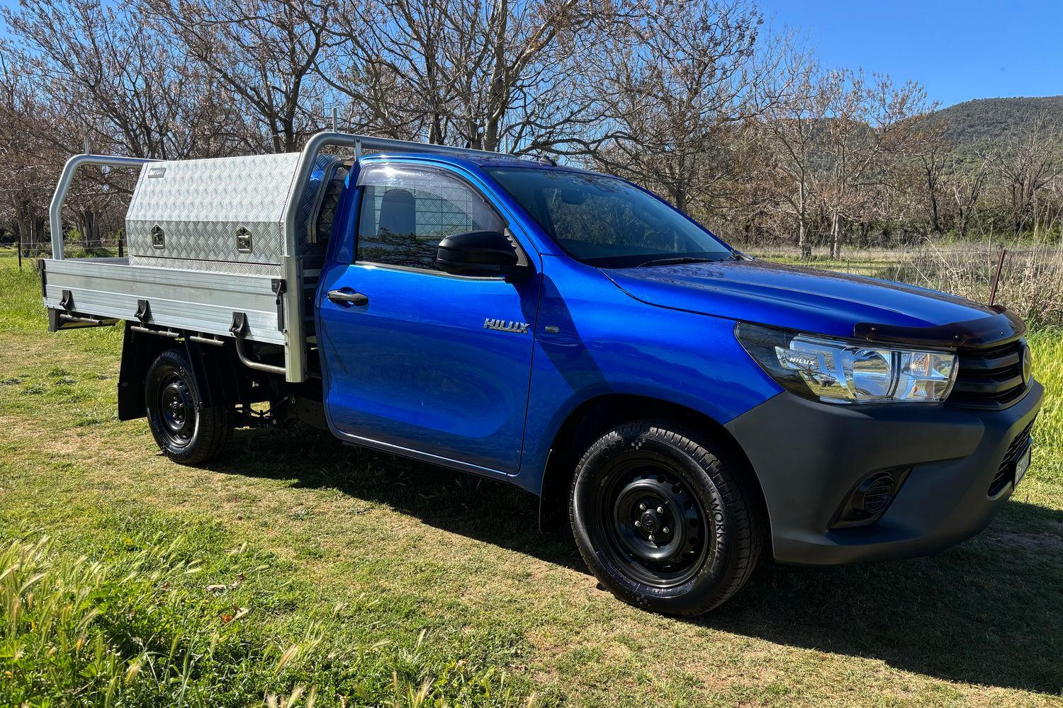 2019 Toyota Hilux Workmate in Blue