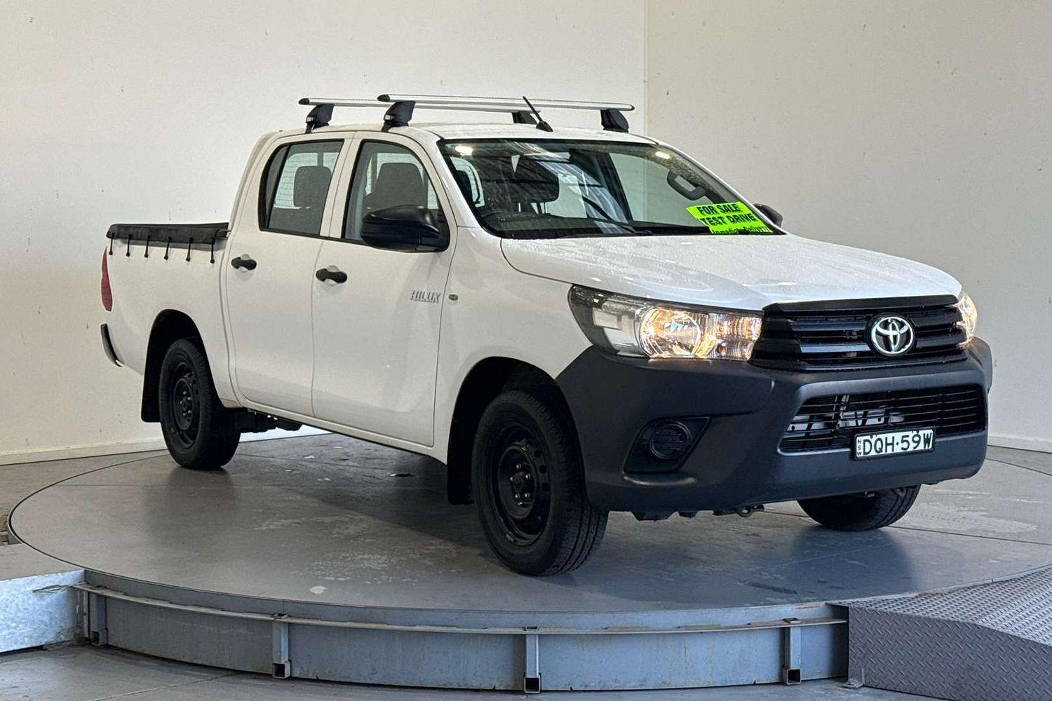 2017 Toyota Hilux Workmate in White