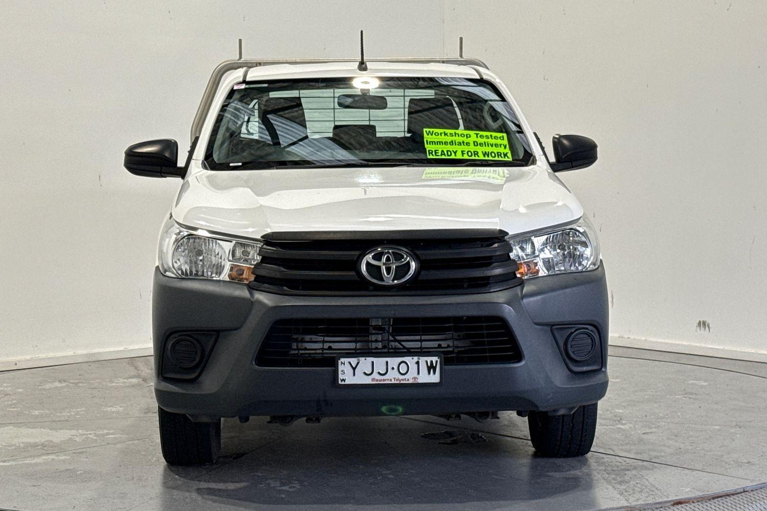 2018 Toyota Hilux Workmate in White
