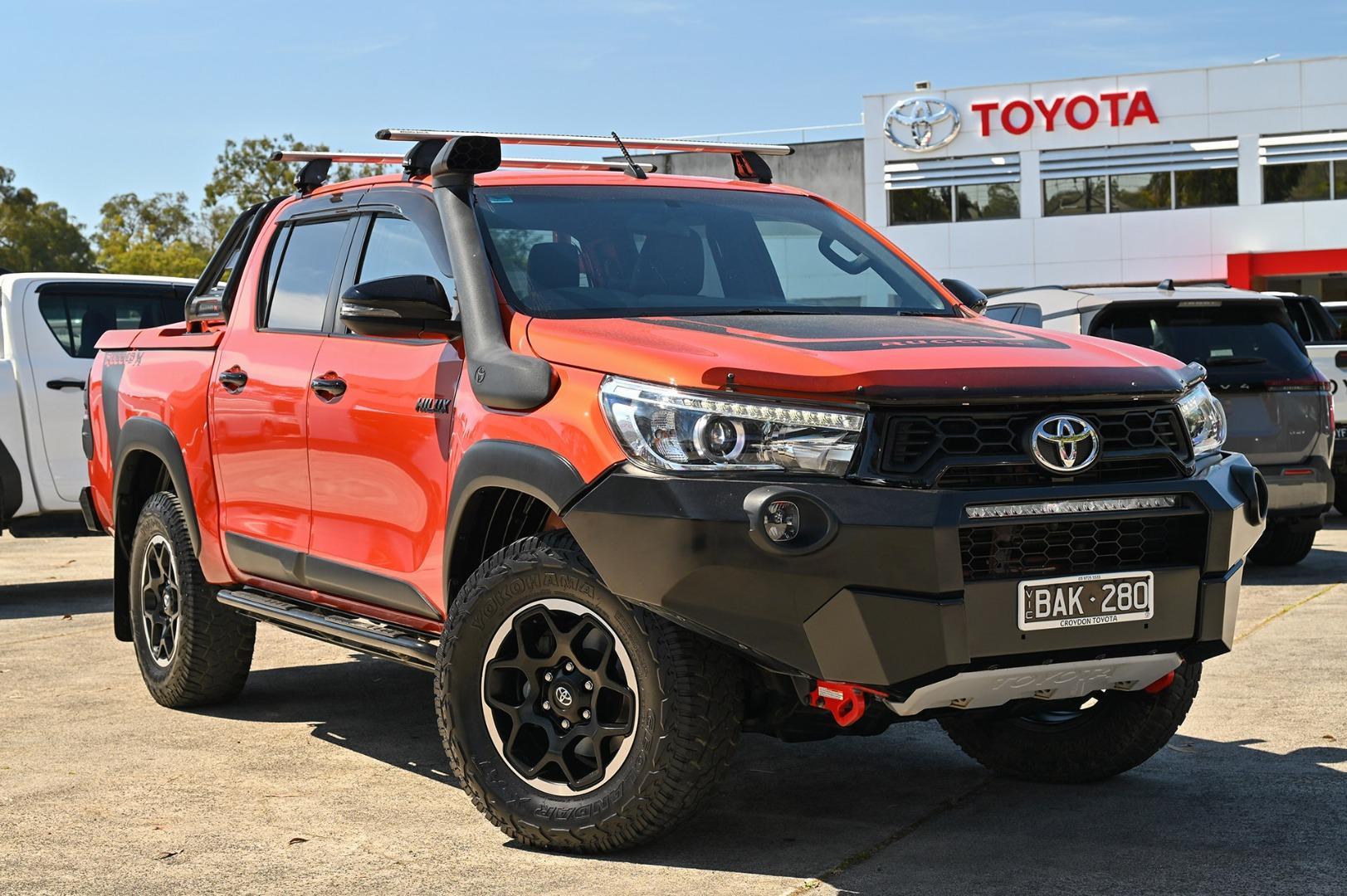 2018 Toyota Hilux Rugged X in Red