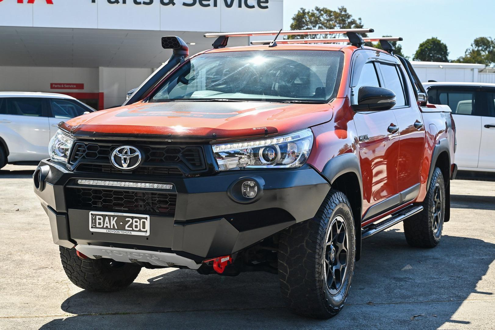 2018 Toyota Hilux Rugged X in Red