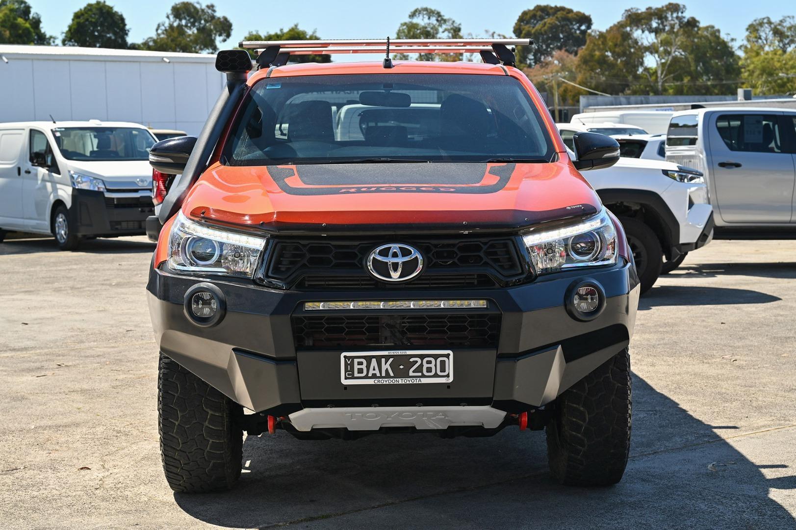 2018 Toyota Hilux Rugged X in Red