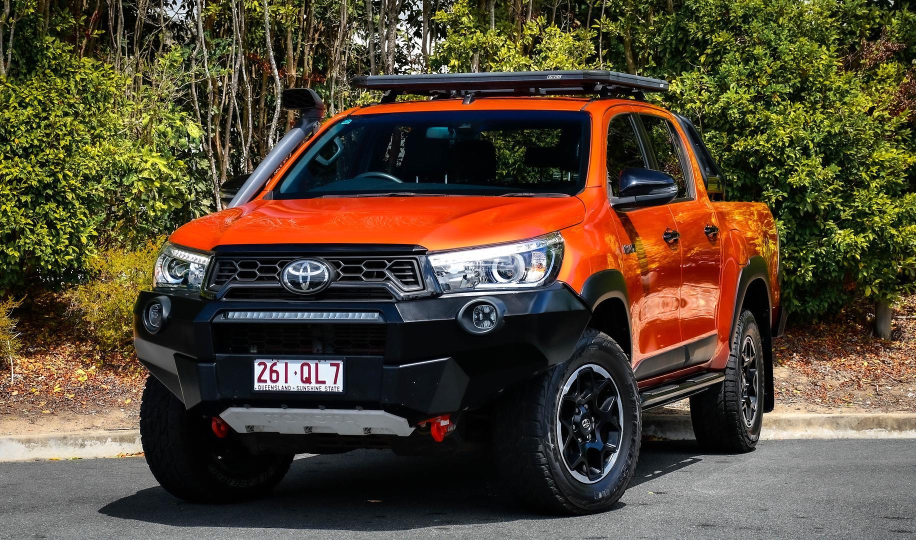 2020 Toyota Hilux Rugged X in Red