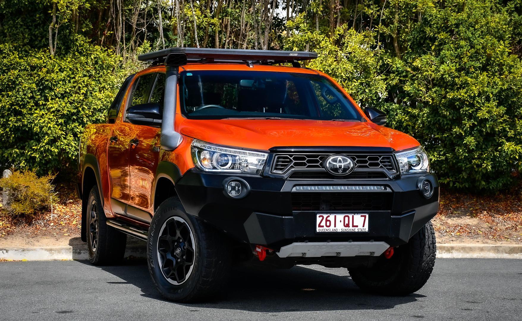 2020 Toyota Hilux Rugged X in Red