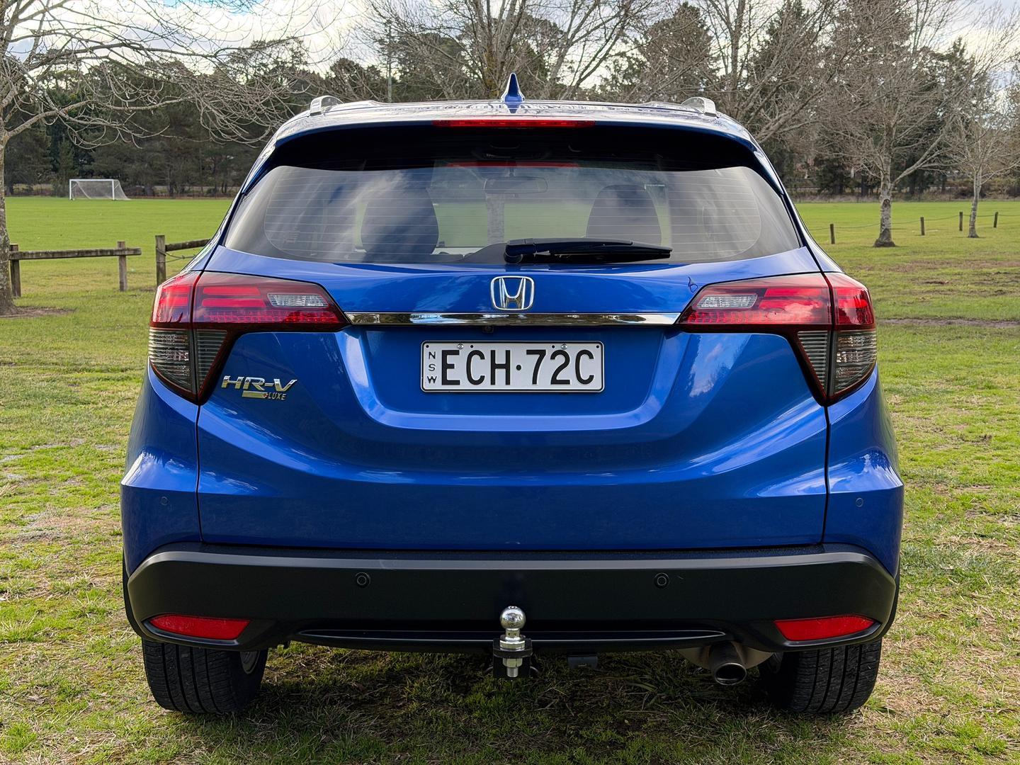 2019 Honda HR-V +LUXE in Brilliant Sporty Blue