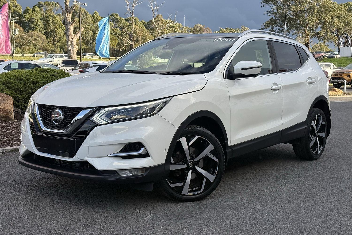 2021 Nissan QASHQAI Ti in Ivory Pearl