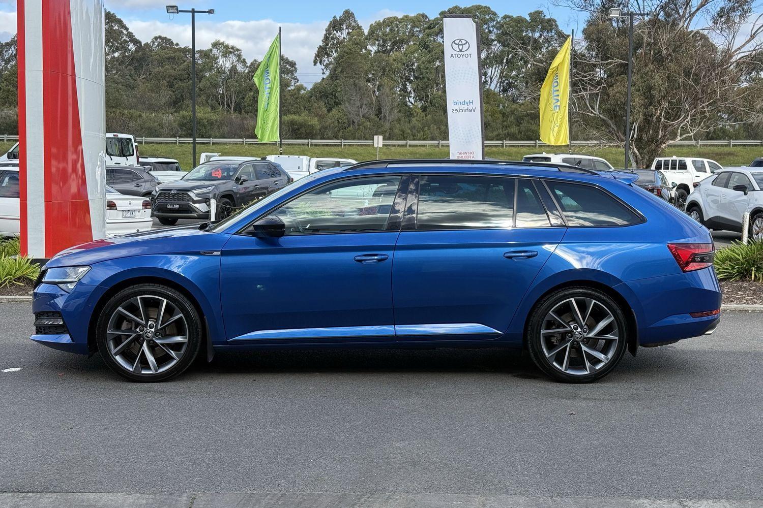 2023 SKODA Superb 206TSI SportLine in Blue