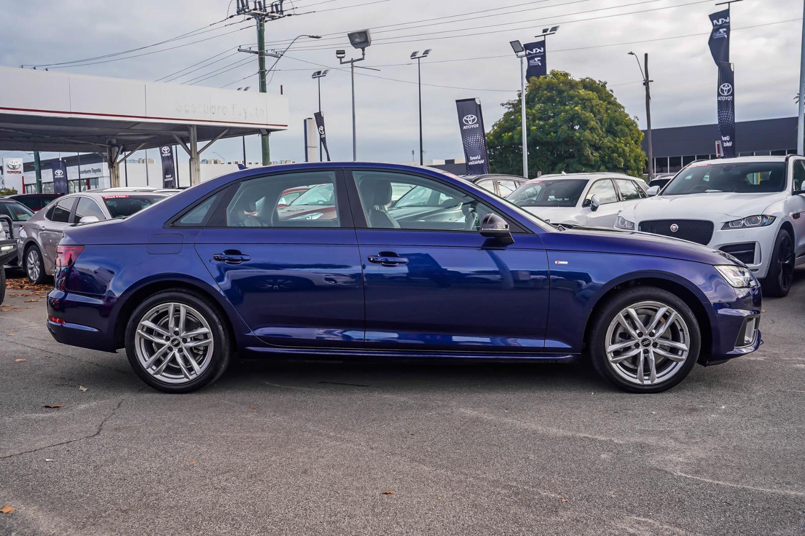 2019 Audi A4 40 TFSI S line in Blue