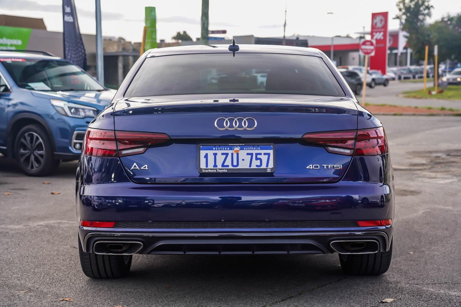 2019 Audi A4 40 TFSI S line in Blue