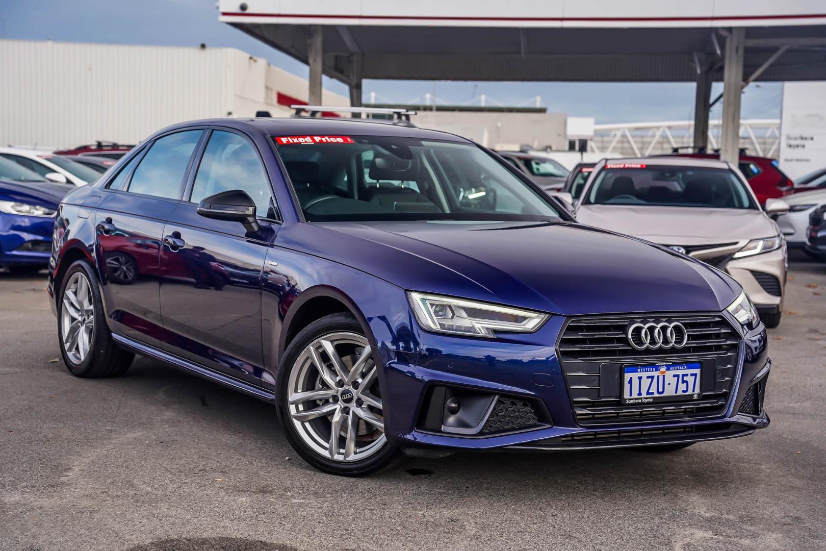 2019 Audi A4 40 TFSI S line in Blue