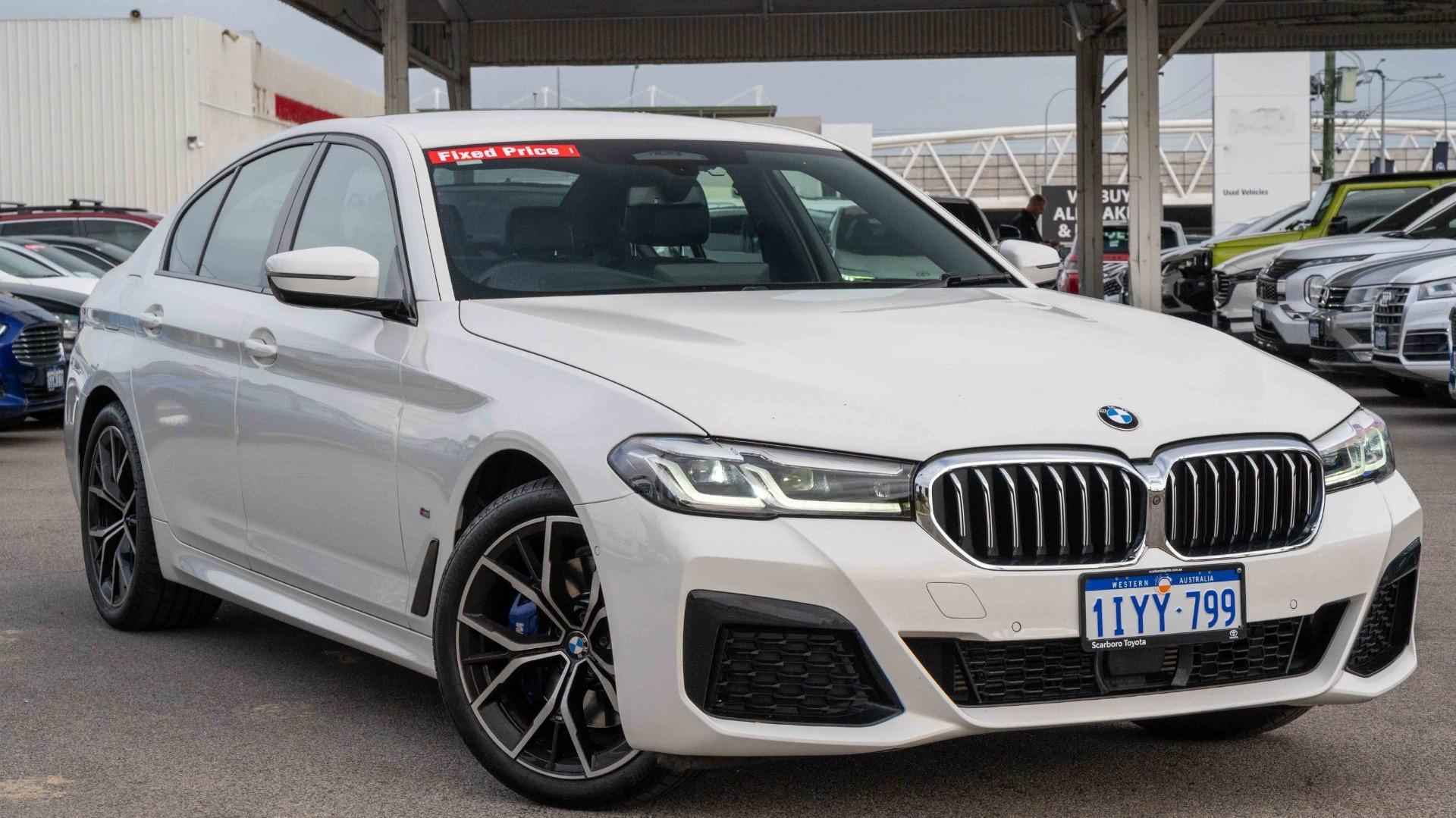 2023 BMW 5 Series 530d M Sport in White