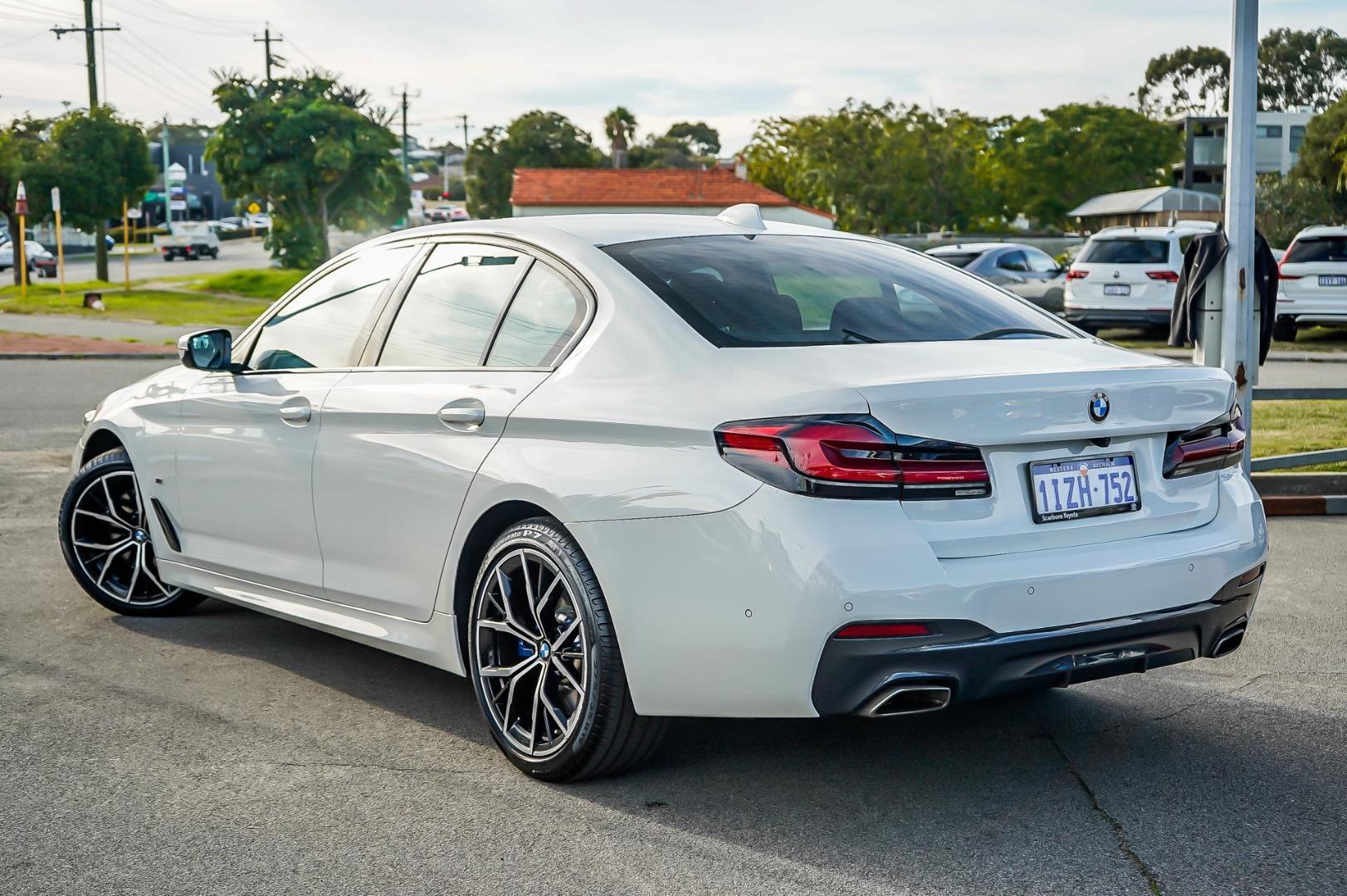 2022 BMW 5 Series 530d M Sport in White