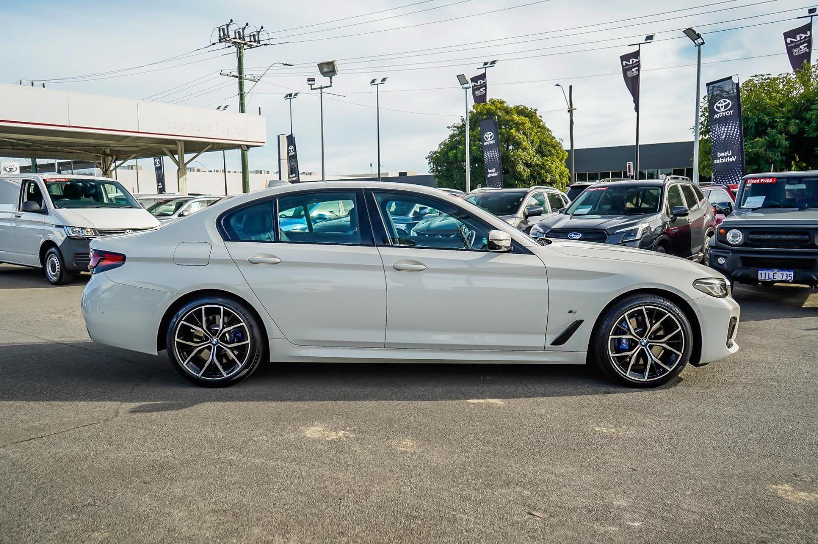 2022 BMW 5 Series 530d M Sport in White