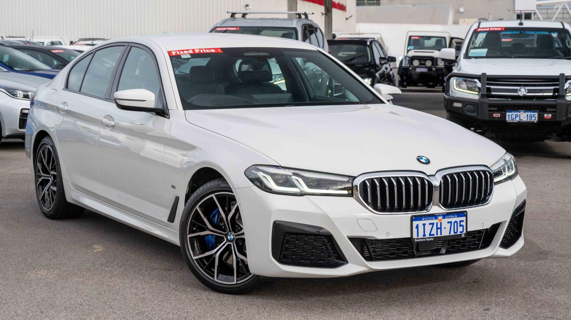 2023 BMW 5 Series 530d M Sport in White