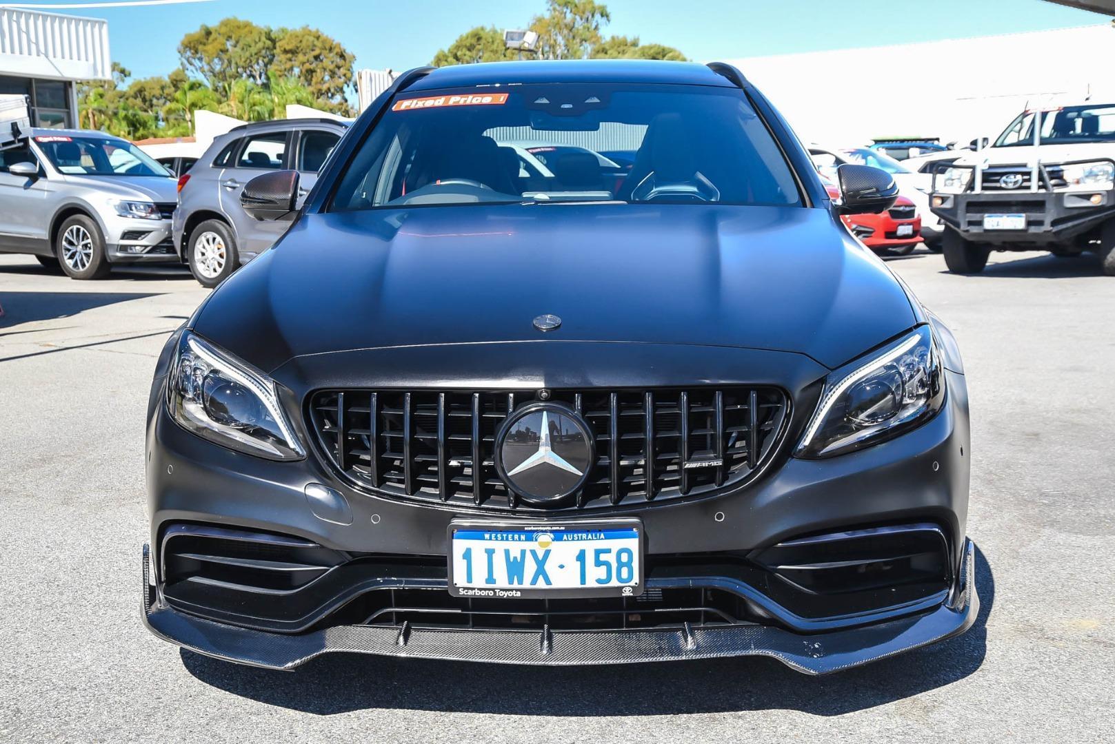 2019 Mercedes-Benz C-Class C63 AMG S in Black