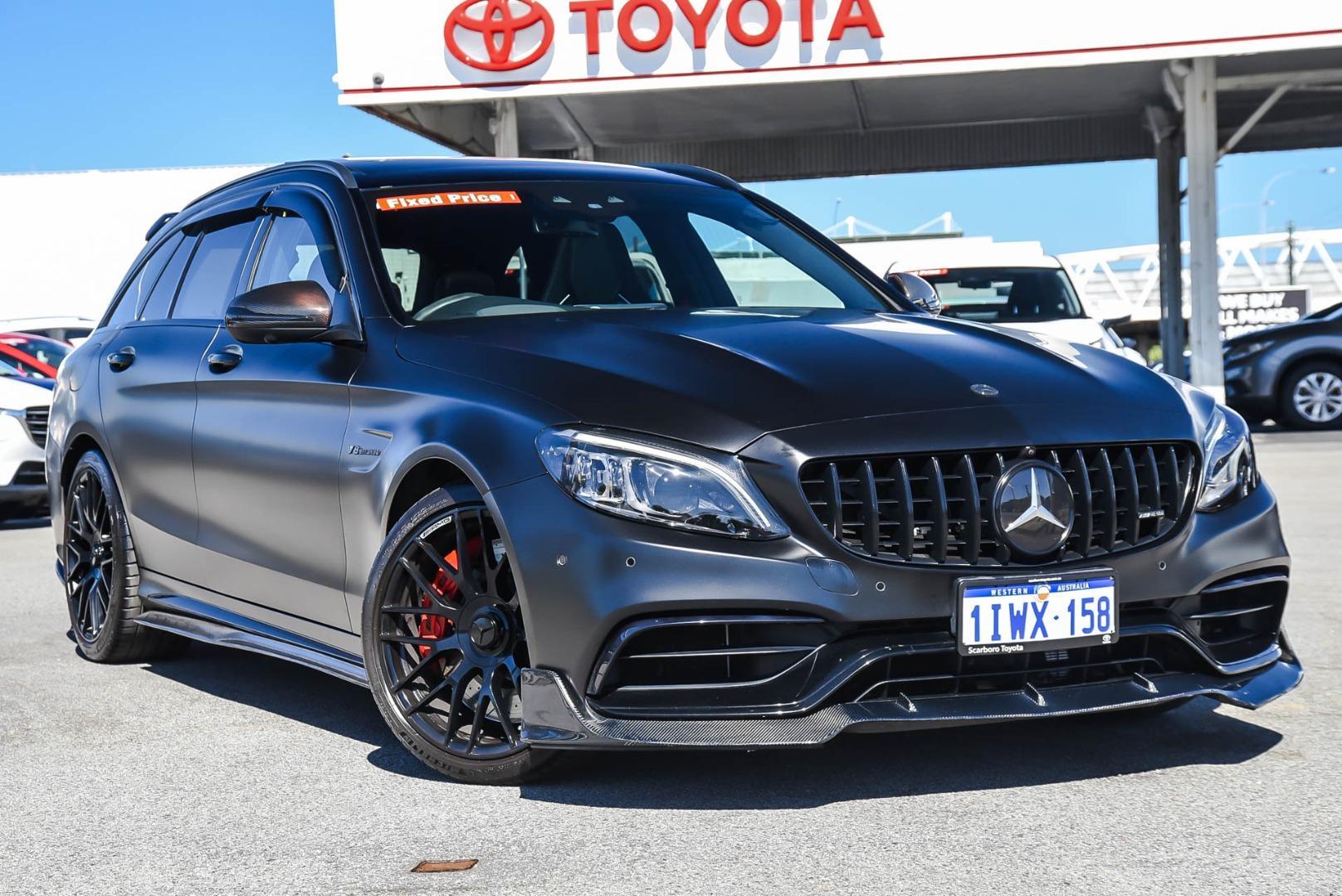 2019 Mercedes-Benz C-Class C63 AMG S in Black