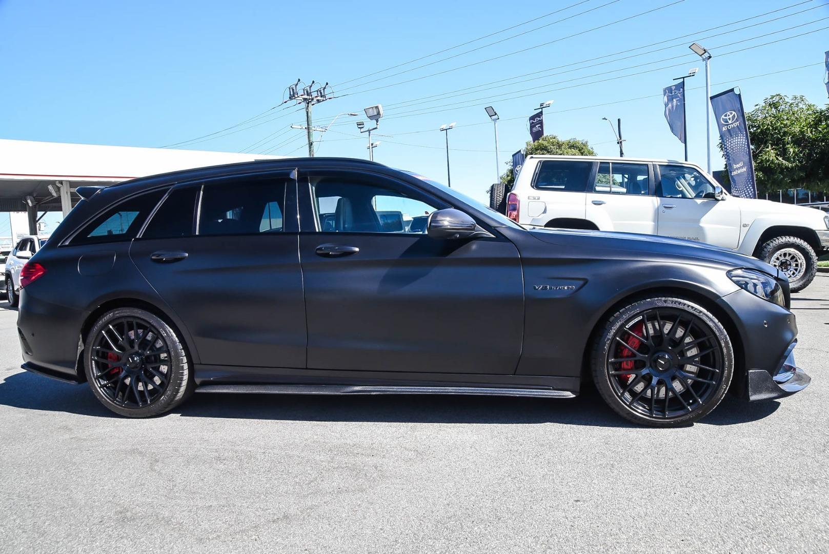 2019 Mercedes-Benz C-Class C63 AMG S in Black
