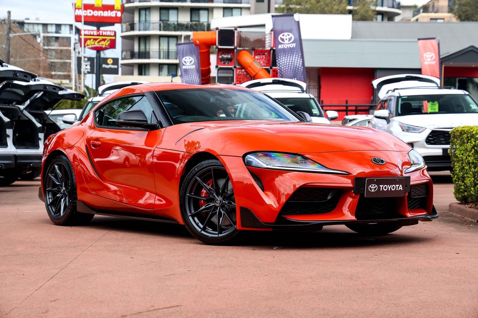 2025 Toyota Supra GTS in Orange