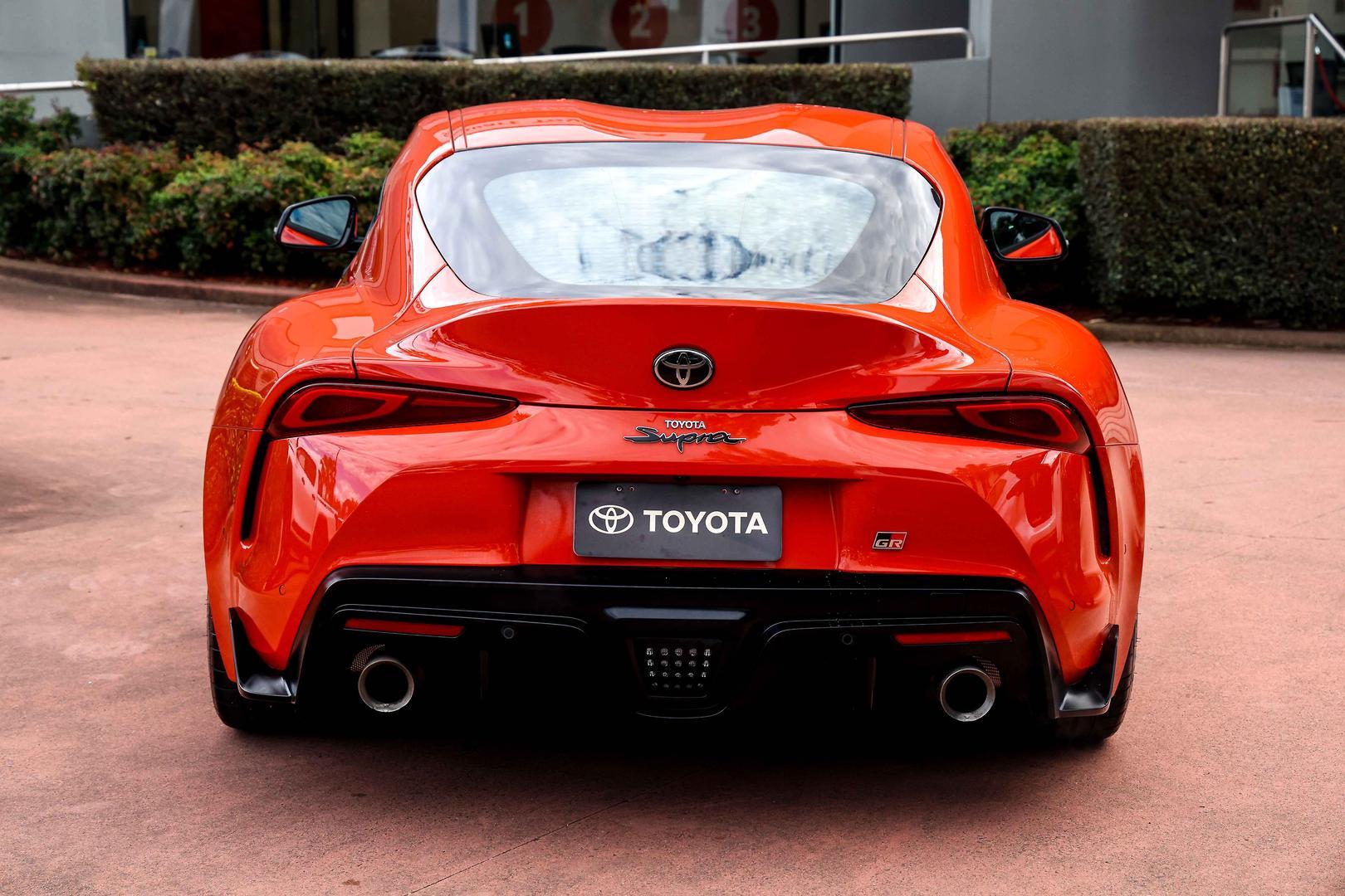 2025 Toyota Supra GTS in Orange