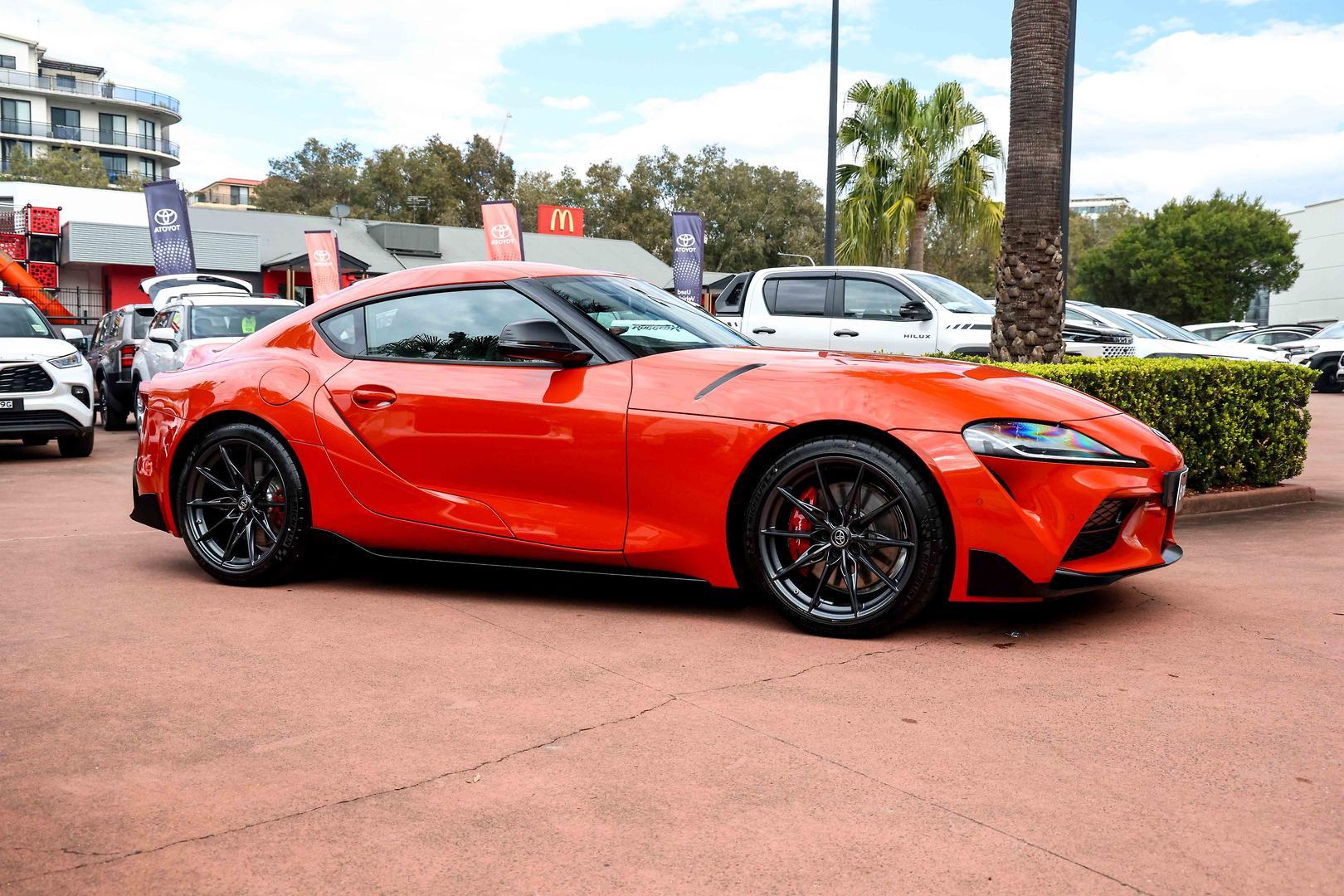 2025 Toyota Supra GTS in Orange
