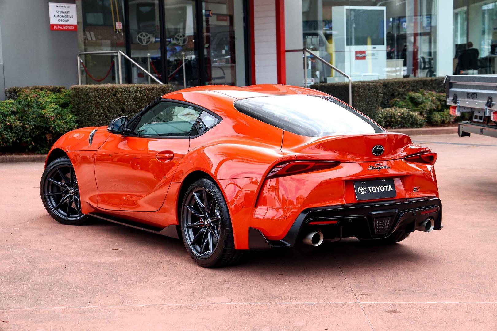 2025 Toyota Supra GTS in Orange